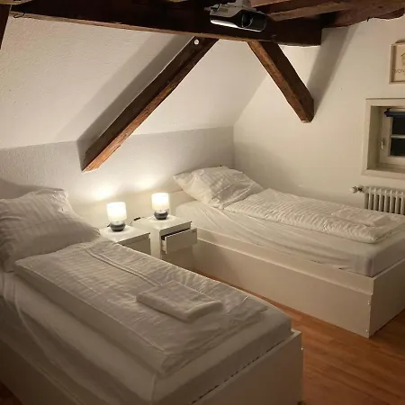 Twin In A Historic Half-timbered House Lägenhet Rottenburg am Neckar