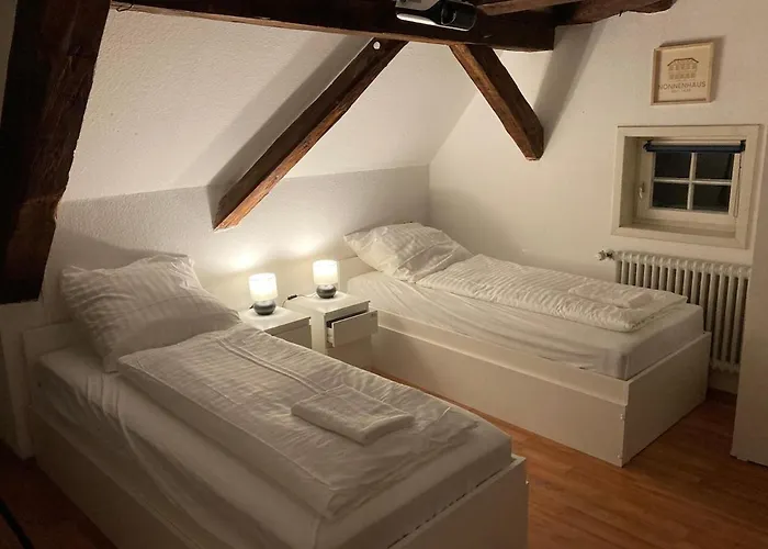 Twin In A Historic Half-timbered House 公寓 罗滕堡