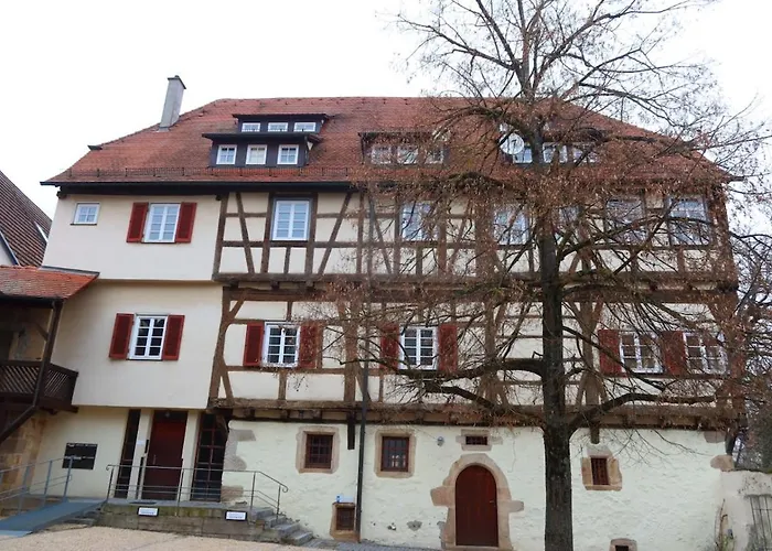 Twin In A Historic Half-timbered House 公寓 罗滕堡